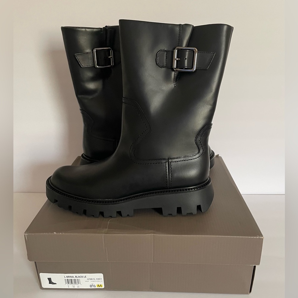 Franco Sarto Black Ankle Boots
